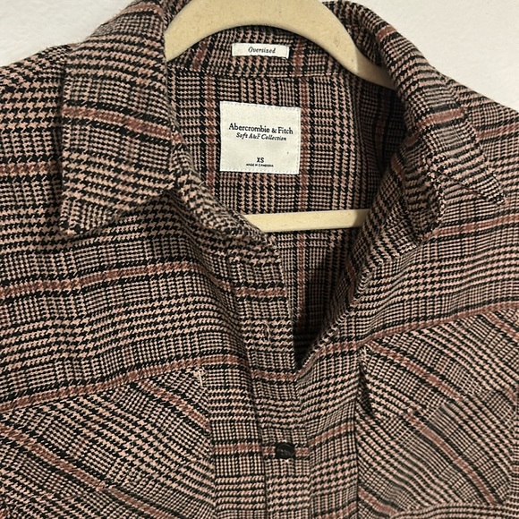 Abercrombie & Fitch Overside Flannel - Picture 2 of 3